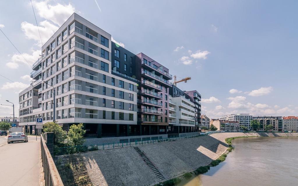 Apartament Studio Z Widokiem Na Odre Bulwary Ksiazece 브로츠와프 외부 사진